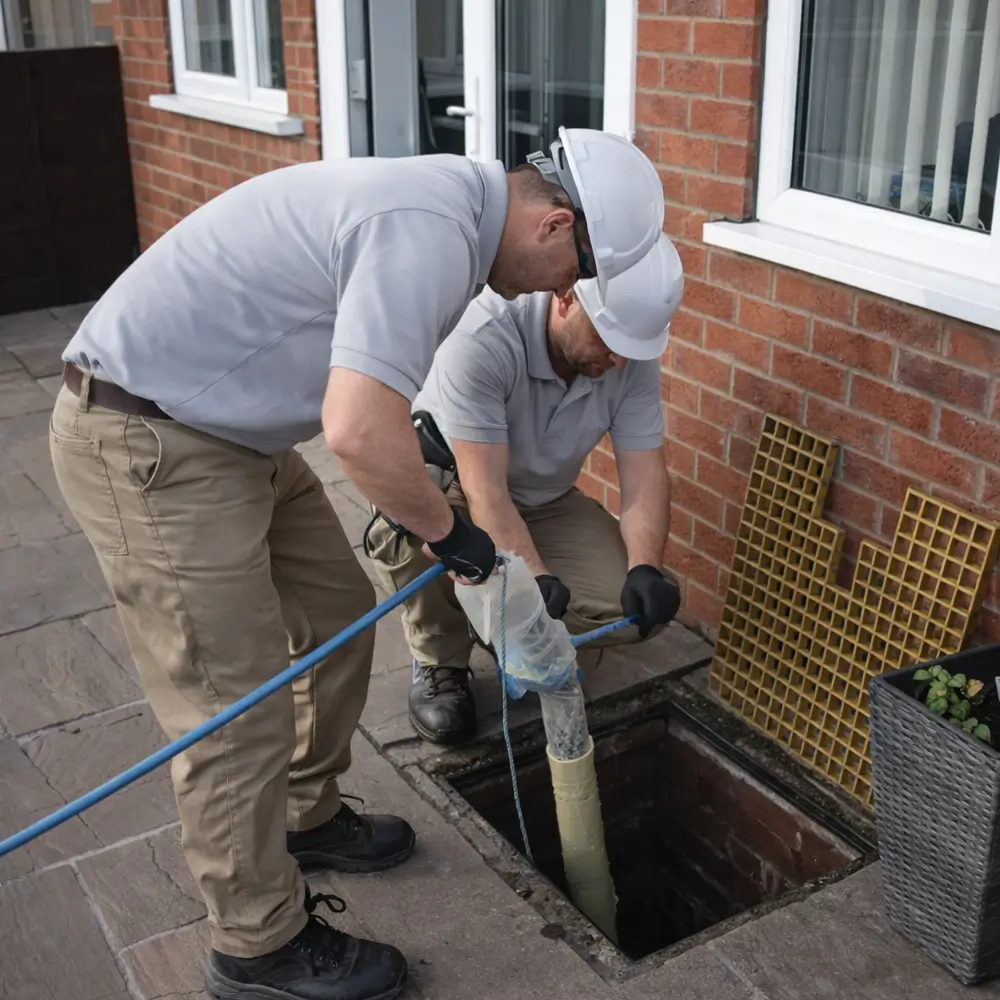 Blocked drain repair service in Colchester